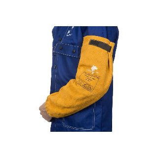 Weldas Golden Brown lasmouwen van split rundleer 44-2321